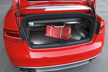Audi S5 Cabrio, Kofferraum