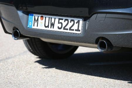 BMW M135i xDrive, Auspuff, Endrohr