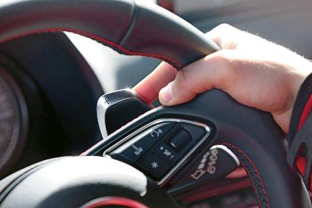 Audi S3 Sportback, Schaltpaddel, Gangwahl