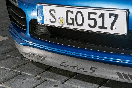 Porsche 911 Turbo S, Nummernschild