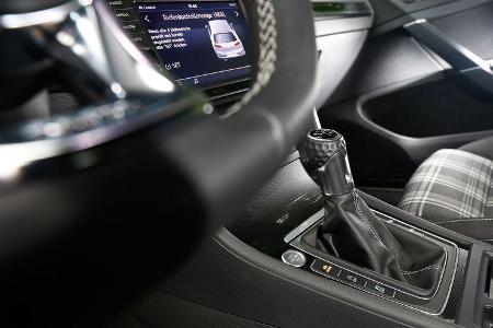 VW Golf GTD, Schalthebel