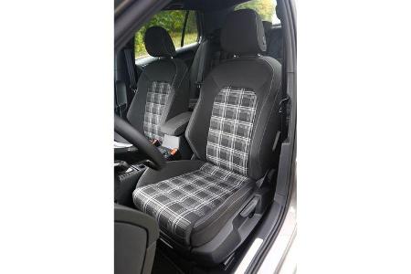 VW Golf GTD, Fahrersitz