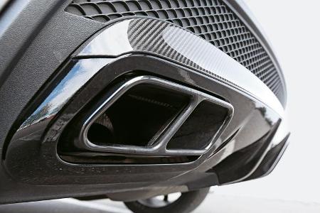 Mercedes GLA 45 AMG, Auspuff, Endrohr