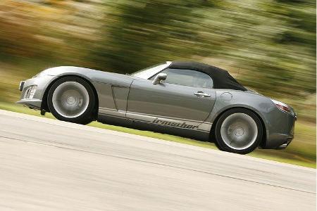 ... vor allem in schnellen Biegungen.