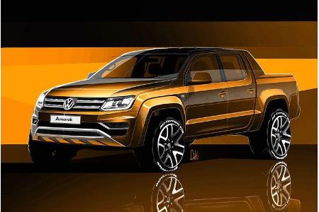 VW Amarok 2016 Designskizze
