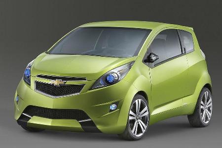 Ebenfalls in New York zu sehen: der Chevrolet Beat ...