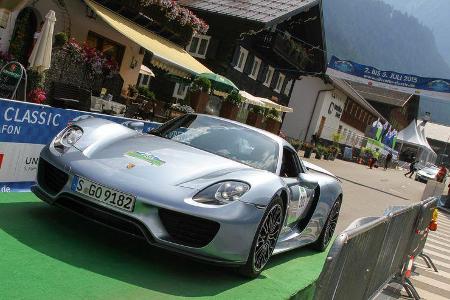Silvretta E-Auto 2015, Start und Mittagspause Tag 2