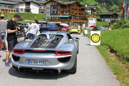 Silvretta E-Auto 2015, Start und Mittagspause Tag 2
