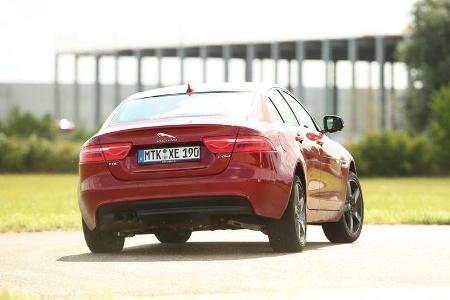 Jaguar XE 20d, Heckansicht