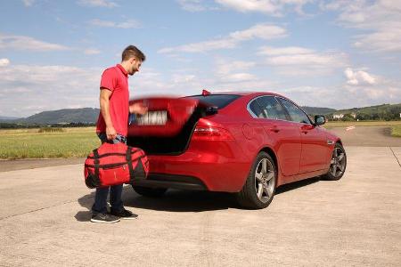 Jaguar XE 20d, Kofferraum, Heckklappe