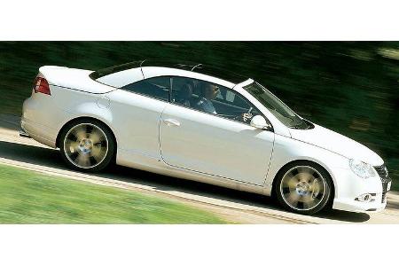 Das Komplettfahrwerk bietet in etwa die identische Tieferlegung wie die Sportfedern in Step 1, ist aber deutlich straffer ab...