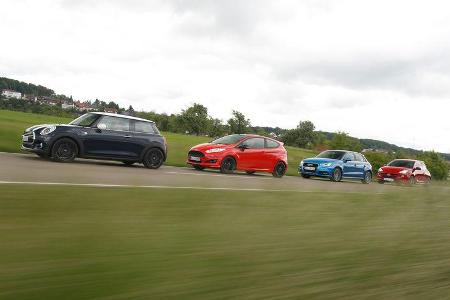 Audi A1 1.4 TFSI, Ford Fiesta Sport, Mini Cooper, Opel Adam S