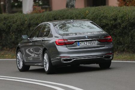BMW 750i xDrive, Heckansicht