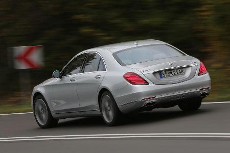 Mercedes S 500 4Matic, Heckansicht