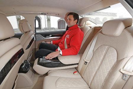 Audi A8 4.0 TFSI Quattro, Fondsitze