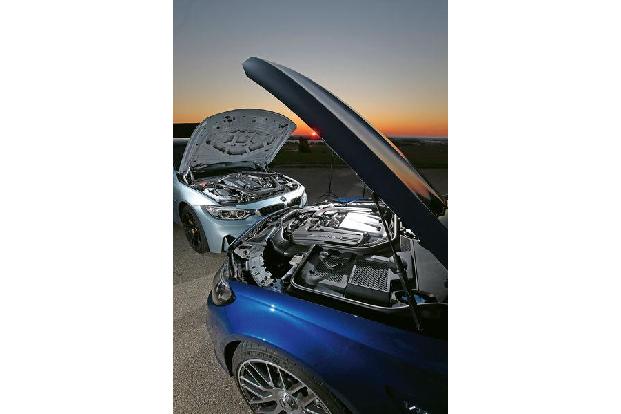 BMW M3, Mercedes AMG C63, Motoren