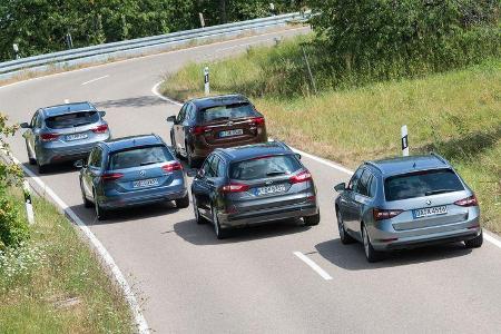 Kombis, Vergleichstest, Alle Fahrzeuge