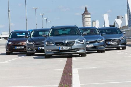 Kombis, Vergleichstest, Alle Fahrzeuge