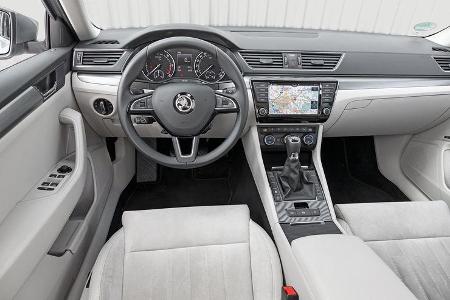 Skoda Superb Combi 2.0 TDI, Cockpit