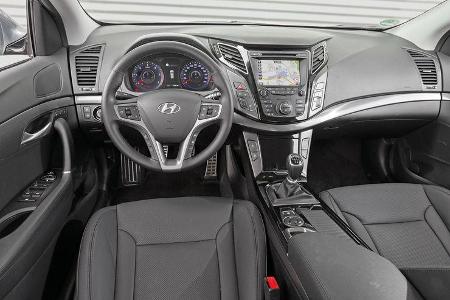 Hyundai i40 Kombi 1.7 CRDi, Cockpit