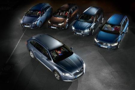 Kombis, Vergleichstest, Alle Fahrzeuge