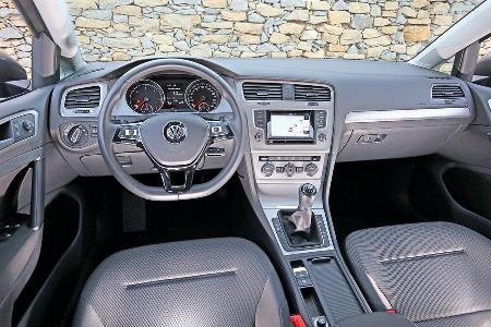 VW Golf 1.6 TDI, Cockpit