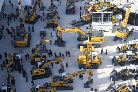Baumaschinenmesse Bauma 2016 München