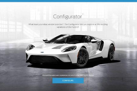 Ford GT 2016, Konfigurator, 04/2016