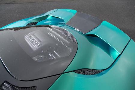 Lotus Evora 400, Motorabdeckung