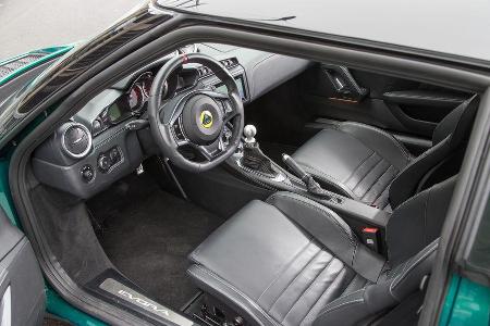 Lotus Evora 400, Sitze, Cockpit