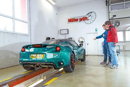 Lotus Evora 400, Messstand, Prfstand
