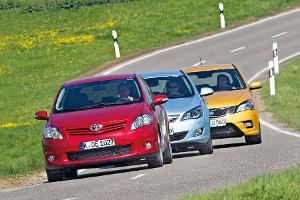 Kia Ceed, Opel Astra, Toyota Auris