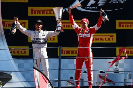 Hamilton - Vettel - GP Italien 2015 - Monza