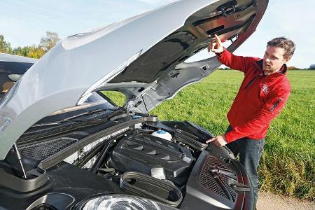 Porsche Macan, Motorhaube