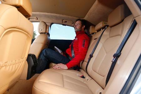 Porsche Macan, Rücksitz, Beinfreiheit