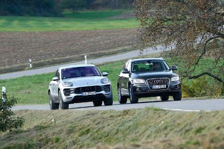 Audi Q5, Porsche Macan, Frontansicht