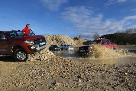 Ford Ranger, Nissan Navara, Toyota Hilux, VW Amarok,