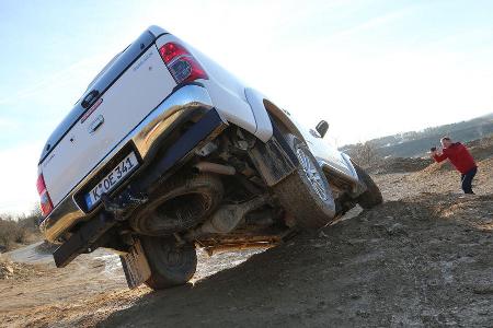 Toyota Hilux 3.0 D-4D, Heckansicht
