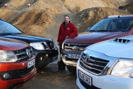 Ford Ranger, Nissan Navara, Toyota Hilux, VW Amarok, Sebastian Renz