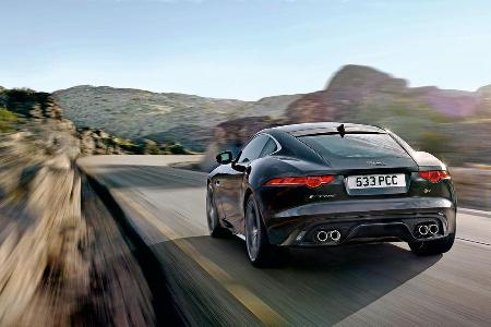 Jaguar F-Type R Coup, Heckansicht