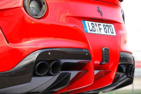 Novitec-Ferrari F12 N-Largo, Auspuff, Endrohre