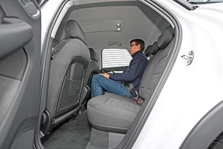 Audi Q3 2.0 TDI, Fondsitz, Beinfreiheit