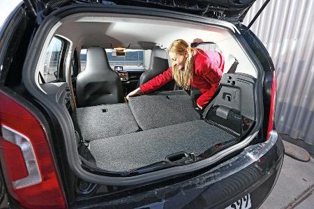 VW 1.0 high up, Fondsitz, Umklappen