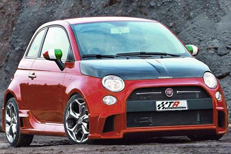 Tuner TRC zeigt in Essen einen aufgebrezelten Fiat 500.