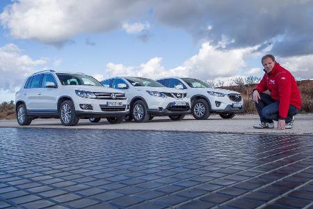 Mazda CX-5, Nissan Qashqai, VW Tiguan, Michael von Maydell