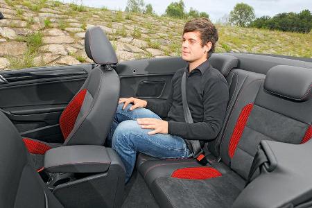 BMW 120i Cabrio, Rcksitz, Rckbank