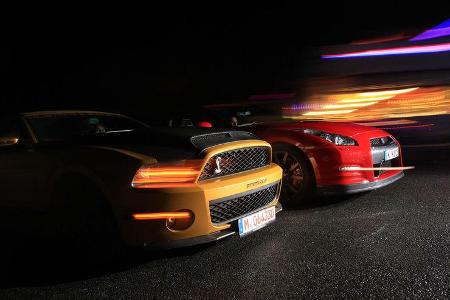Ford Mustang Shelby GT 640, Nissan GT-R