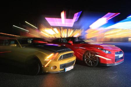 Ford Mustang Shelby GT 640, Nissan GT-R