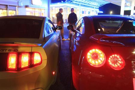 Ford Mustang Shelby GT 640, Nissan GT-R