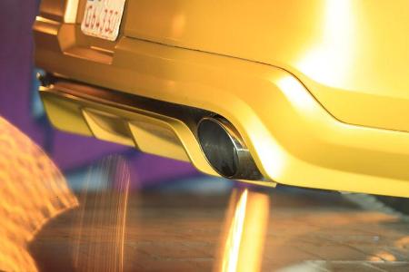 Ford Mustang Shelby GT 640, Auspuff